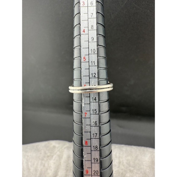 Vintage Cameo Ring Silver Tone Carved Roman Soldier Tigers Eye Size 6 - Picture 8 of 10